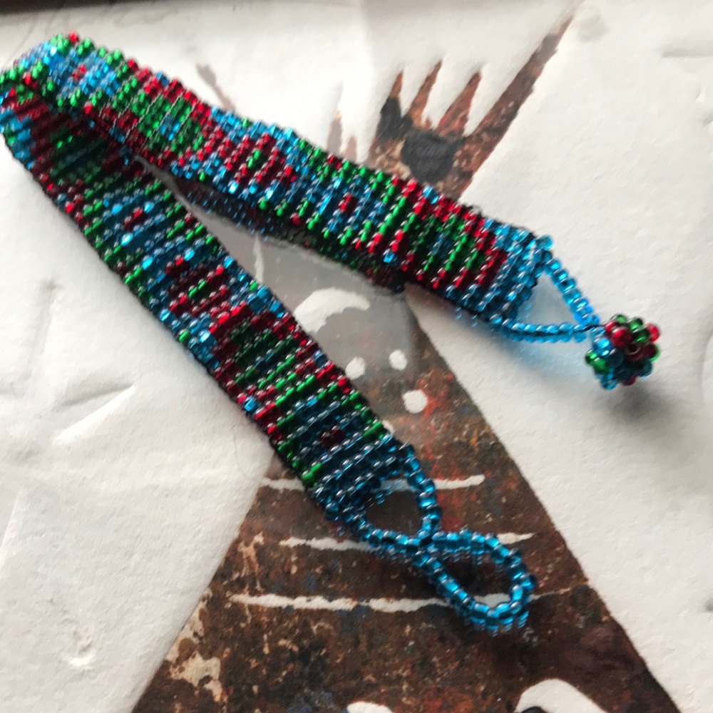 Vintage Bead Bracelet Native American Quality